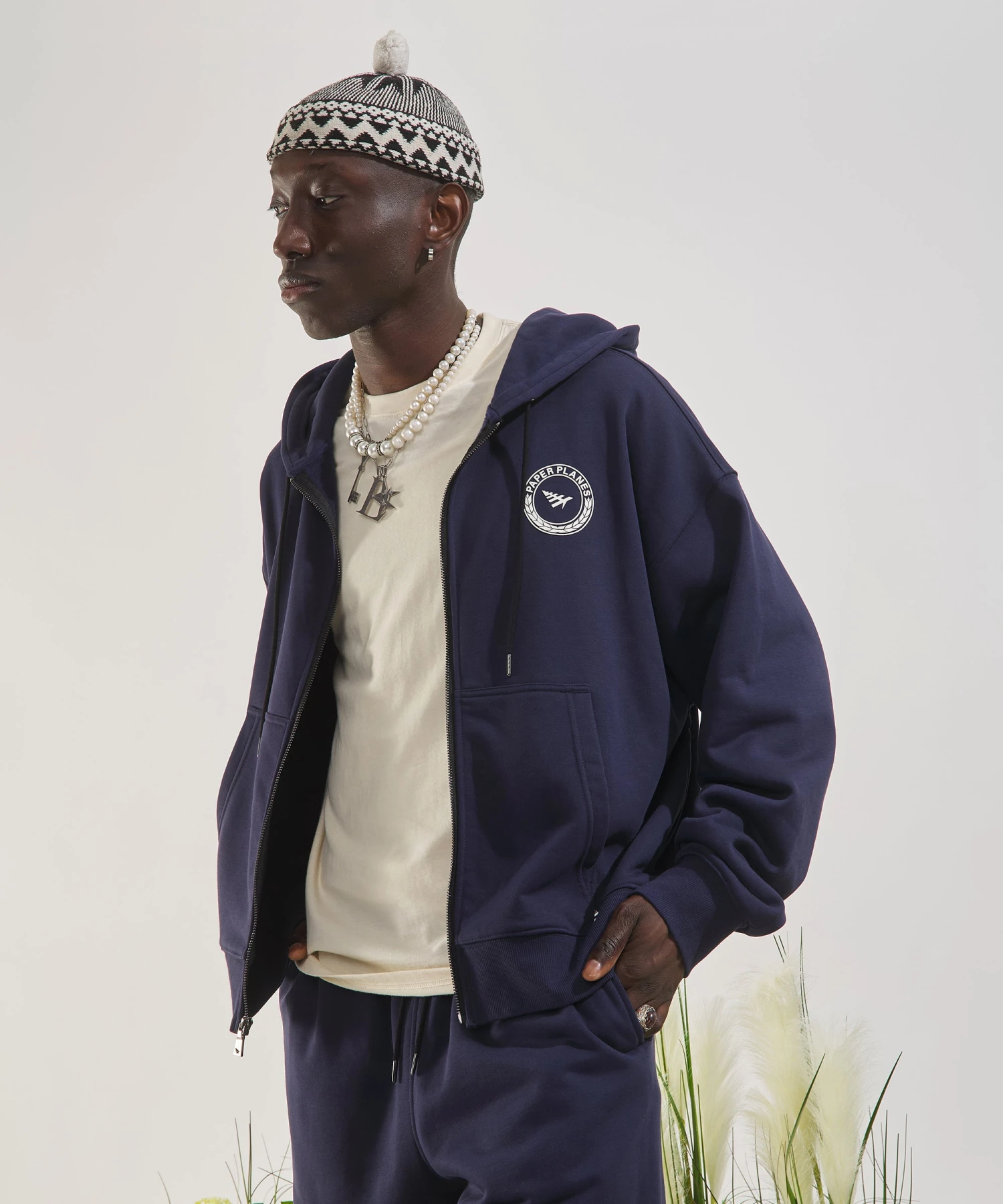 First Class Relaxed Fleece Zip Up Hoodie 4 First Class Relaxed Fleece Zip Up Hoodie - Image 4