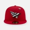 Crimson Crown Fitted HatW/ Grey Undervisor -Paper Plane Shop Paperplanes6425eec7814b896425eec781608.386071606425eec781608