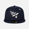Navy Boy Crown Fitted Hat