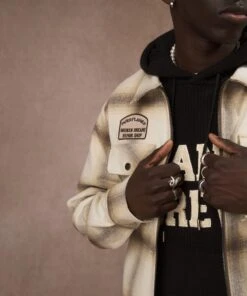 Flannel Zip Front Shirt -Paper Plane Shop Paperplanes67352901a98a0667352901a9c1e.3598574367352901a9c1e