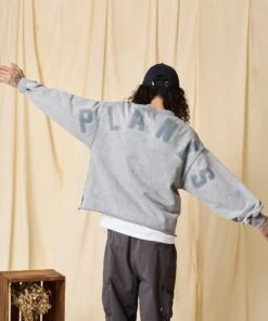 Snow Wash Open Bottom Crewneck -Paper Plane Shop Paperplanes67898d3f5fda1067898d3f60139.0877951267898d3f60139