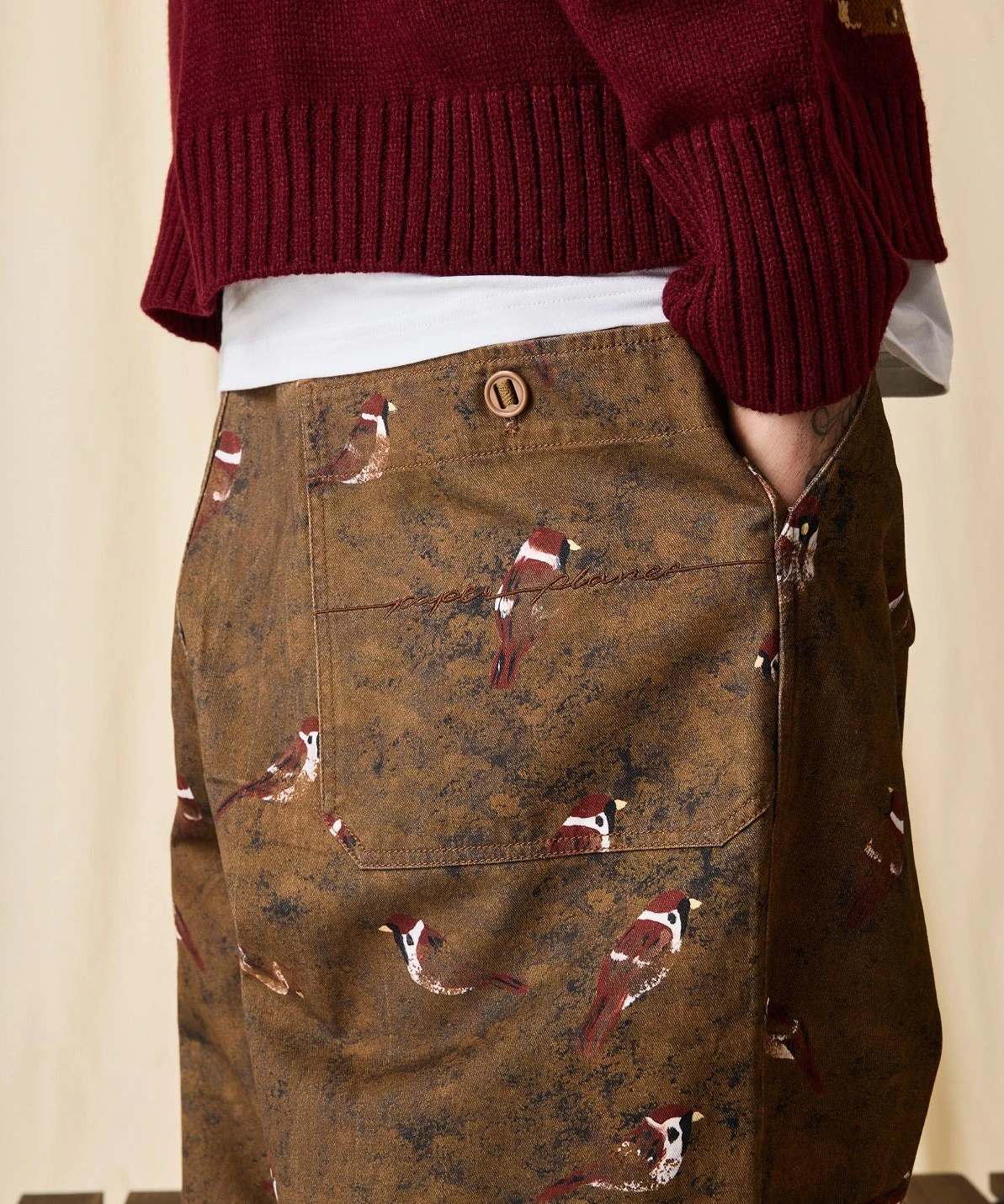 Jammie Holmes X Planes Peace Of Mind Slouch Pant 4 Jammie Holmes X Planes Peace Of Mind Slouch Pant - Image 4