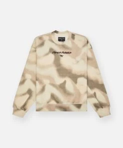 Airbrushed Camo Crewneck