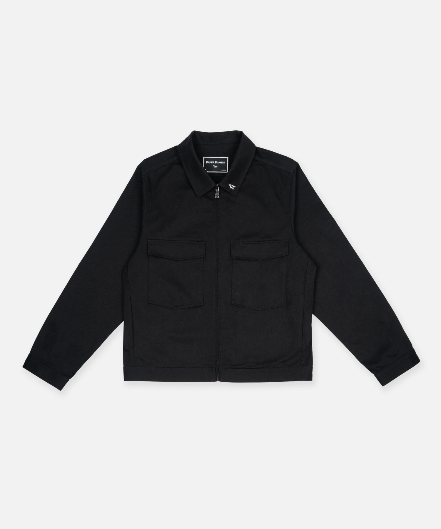 Paper Planes Canvas Script Work Jacket 2 Paper Planes Canvas Script Work Jacket - Image 2